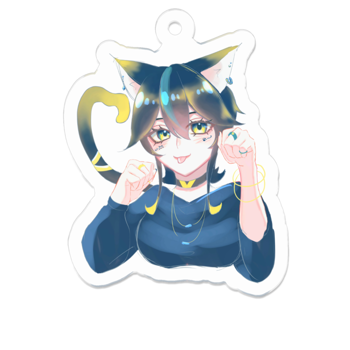 アクリルキーホルダー - 50 x 50 (mm)