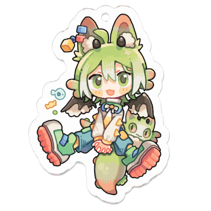 アクリルキーホルダー - 50 x 50 (mm)