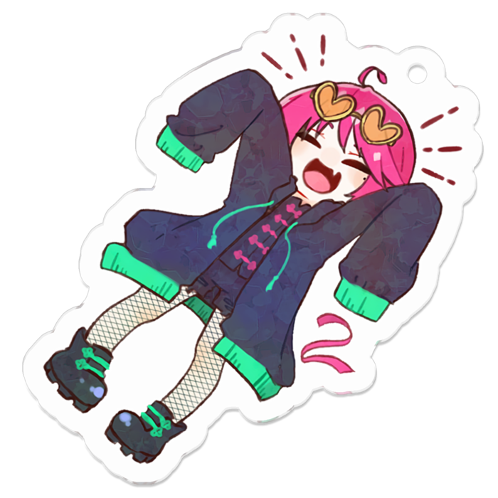 アクリルキーホルダー - 50 x 50 (mm)