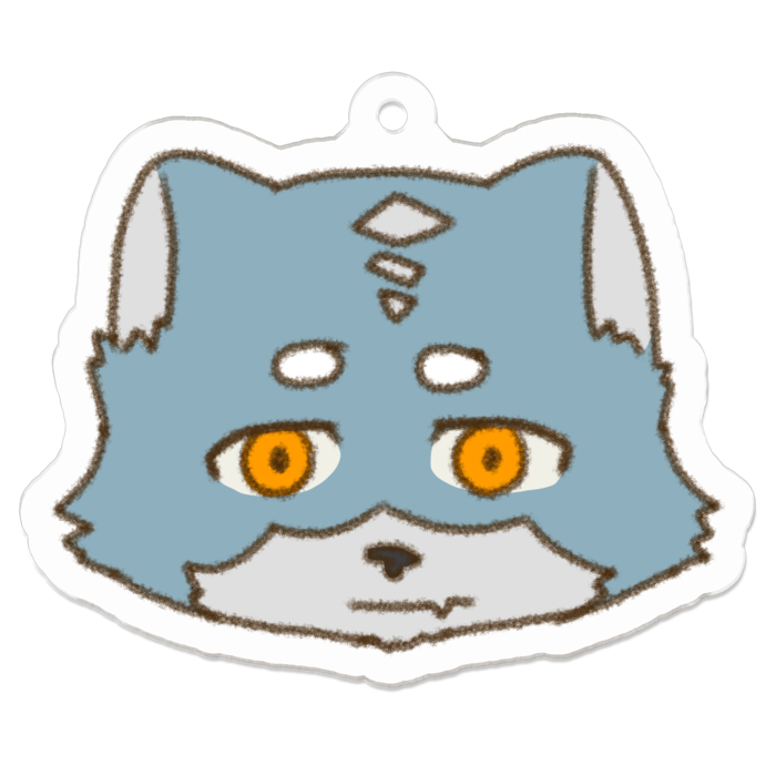 アクリルキーホルダー - 50 x 50 (mm)