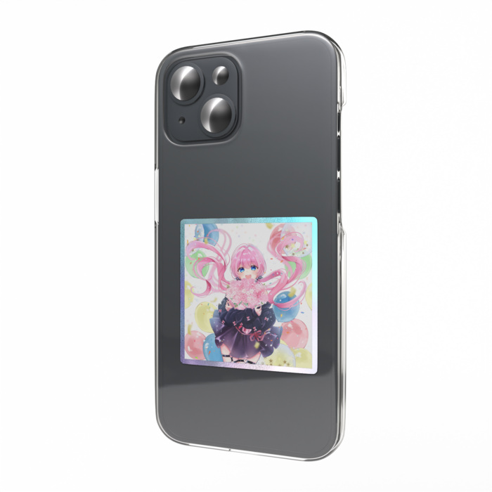 オーロラスマホステッカー - 縦