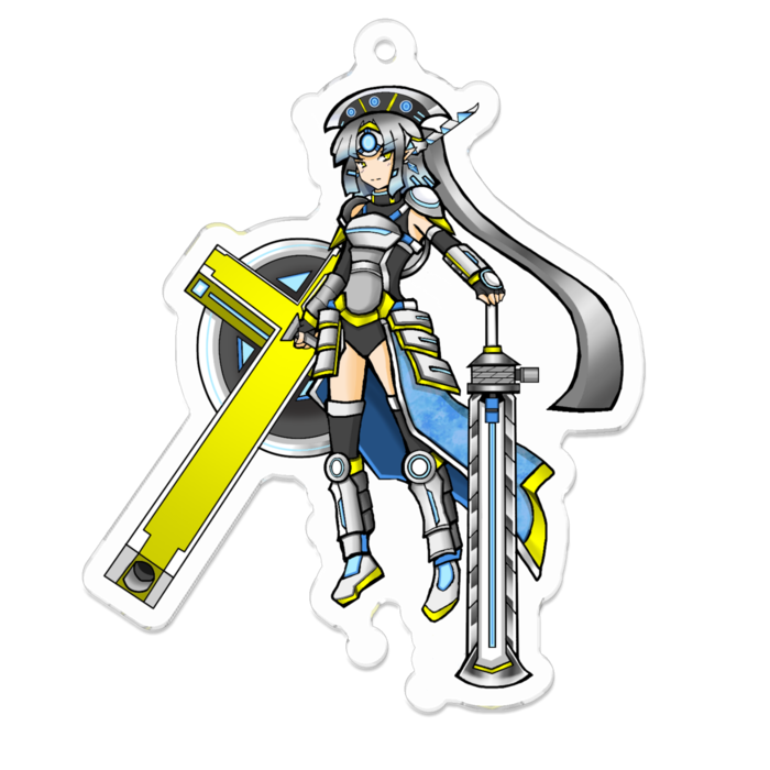 アクリルキーホルダー - 70 x 70 (mm)