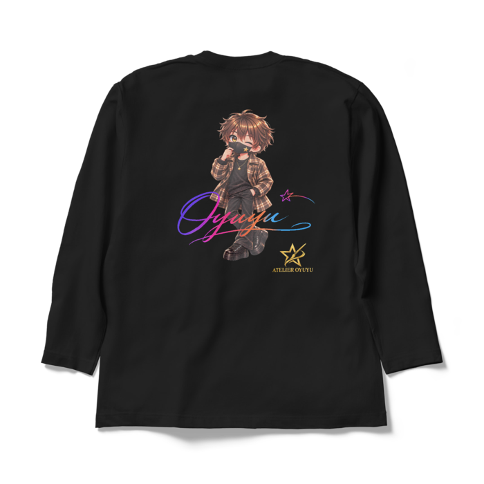 ロングスリーブTシャツ - XL - ブラック