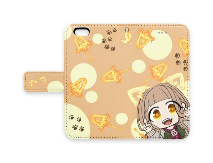 手帳型iPhoneケース - iPhone 6 / 6s - ストラップ穴 あり