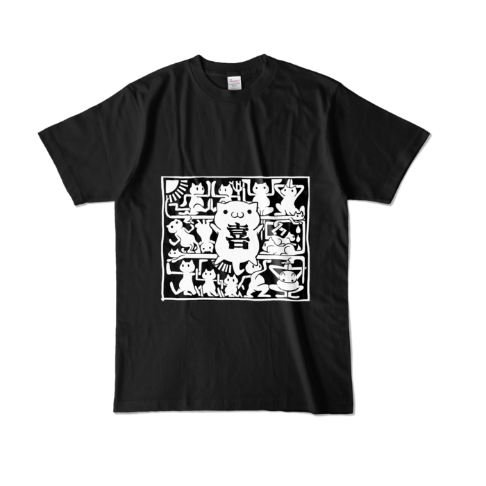カラーTシャツ - L - ブラック (濃色)