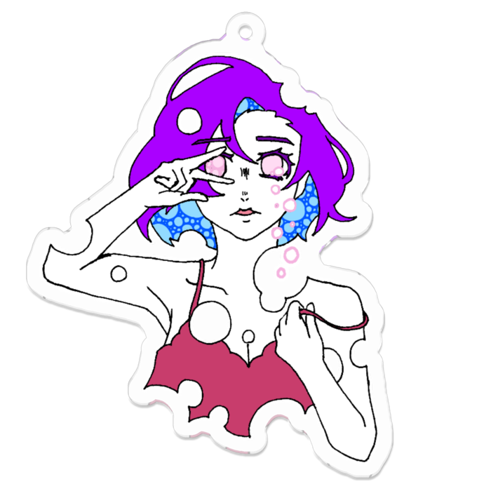 アクリルキーホルダー - 70 x 70 (mm)