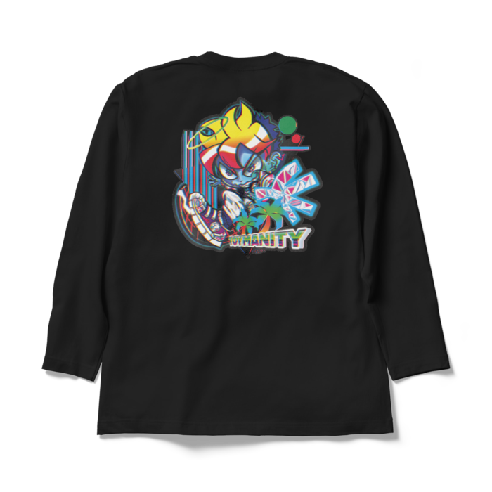 ロングスリーブTシャツ - XL - ブラック