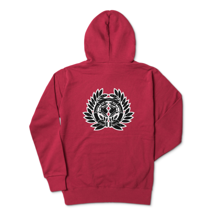 パーカー - L - バーガンディ