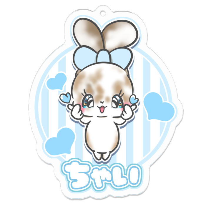 アクリルキーホルダー（コーティング） - 70 x 70 (mm)