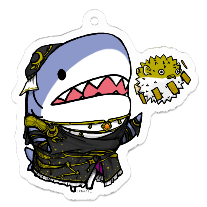 アクリルキーホルダー - 50 x 50 (mm)