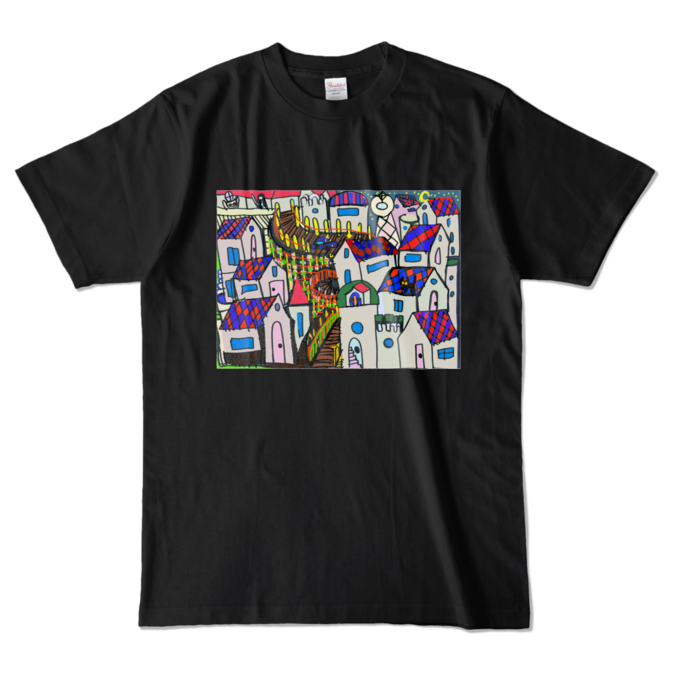 カラーTシャツ - L - ブラック (濃色)