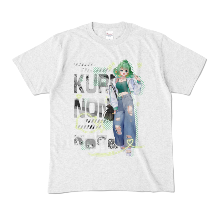 カラーTシャツ - M - アッシュ (淡色)