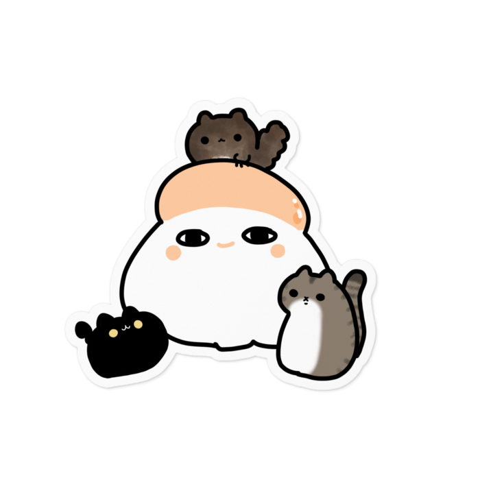 ステッカー - 100 x 100 (mm)