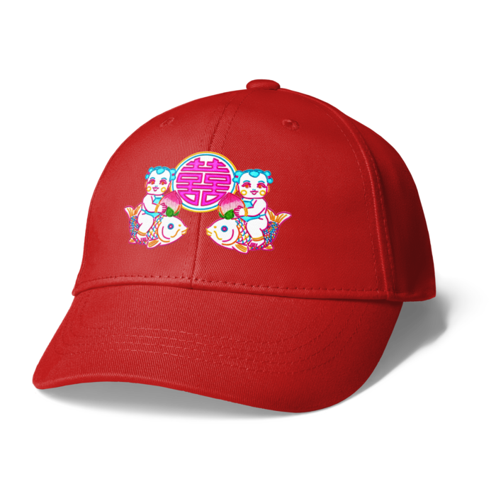 キャップ - レッド