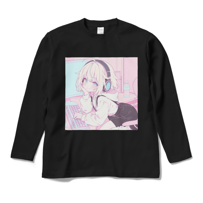 ロングスリーブTシャツ - M - ブラック