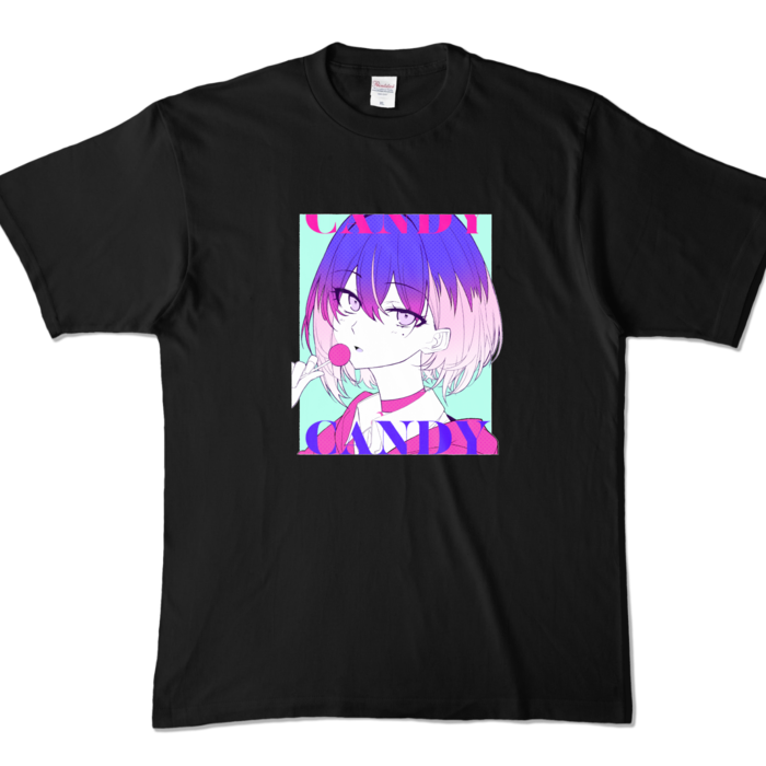 カラーTシャツ - XL - ブラック (濃色)
