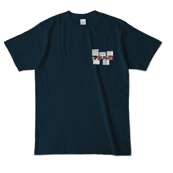 カラーTシャツ - L - ネイビー (濃色)