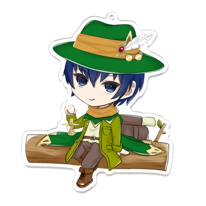 アクリルキーホルダー - 100 x 100 (mm)