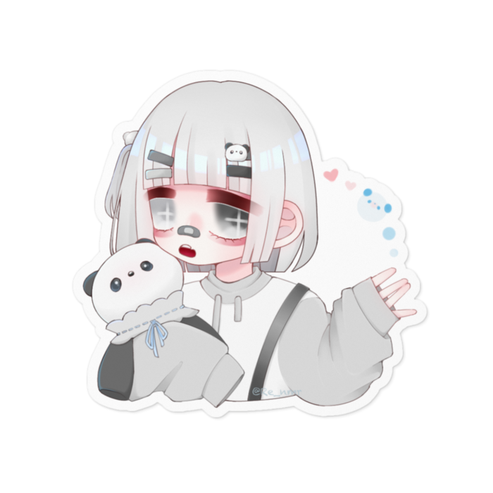 ステッカー - 100 x 100 (mm)