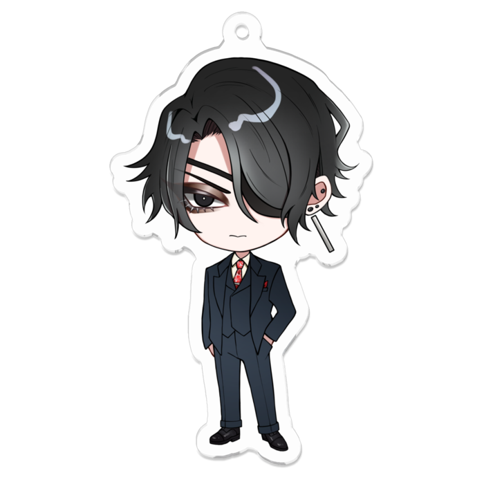 アクリルキーホルダー - 70 x 70 (mm)