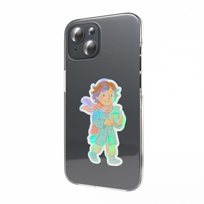 ホログラムスマホステッカー - 縦