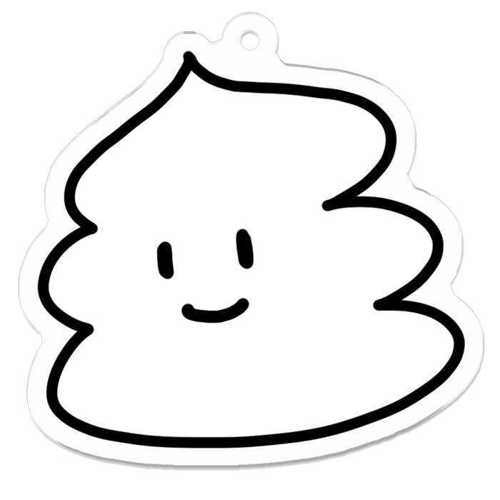 アクリルキーホルダー - 50 x 50 (mm)