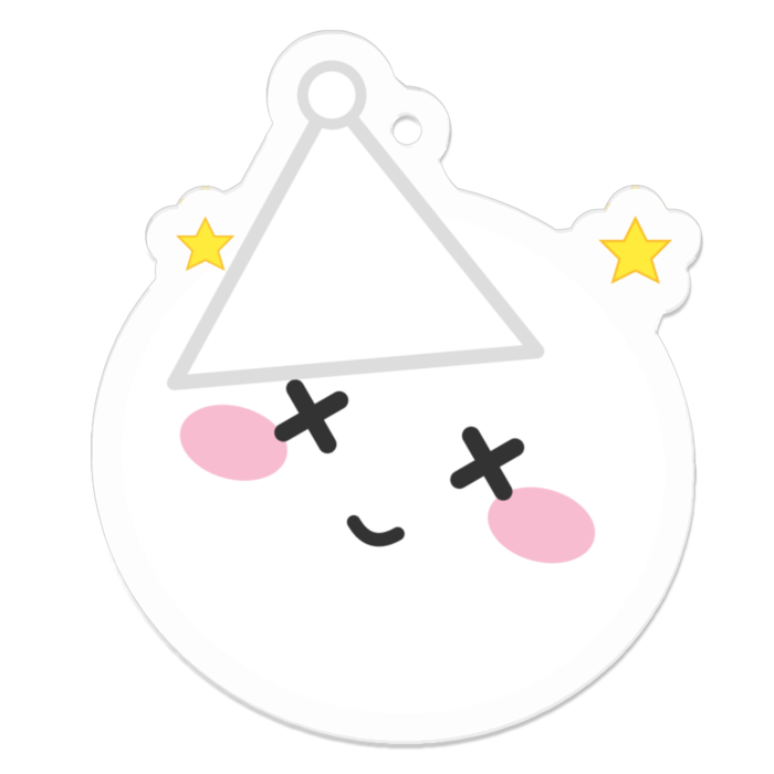 アクリルキーホルダー - 50 x 50 (mm)