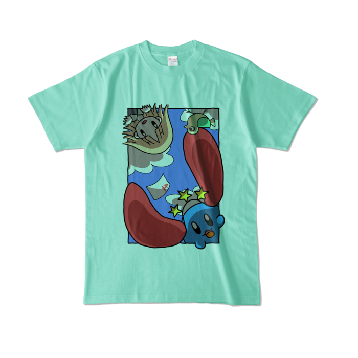 カラーTシャツ - L - アイスグリーン (淡色)