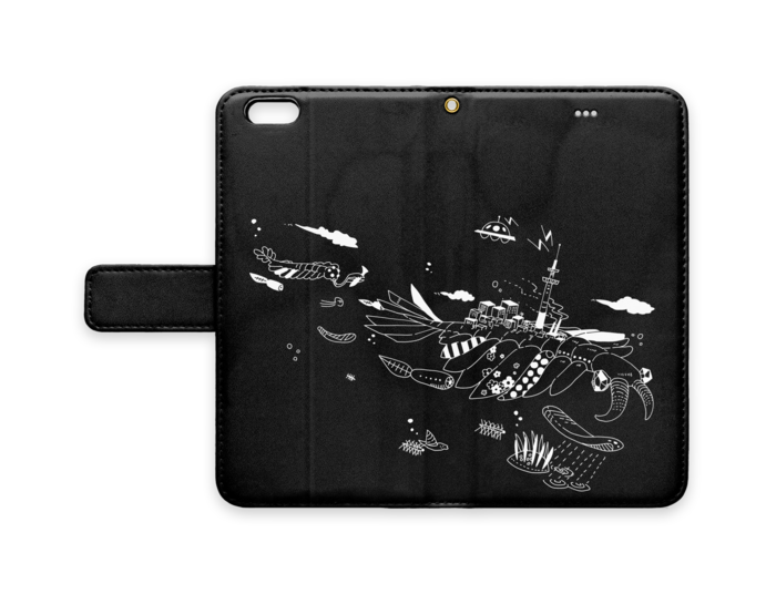 手帳型iPhoneケース - iPhone 6 Plus / 6s Plus - ストラップ穴 あり