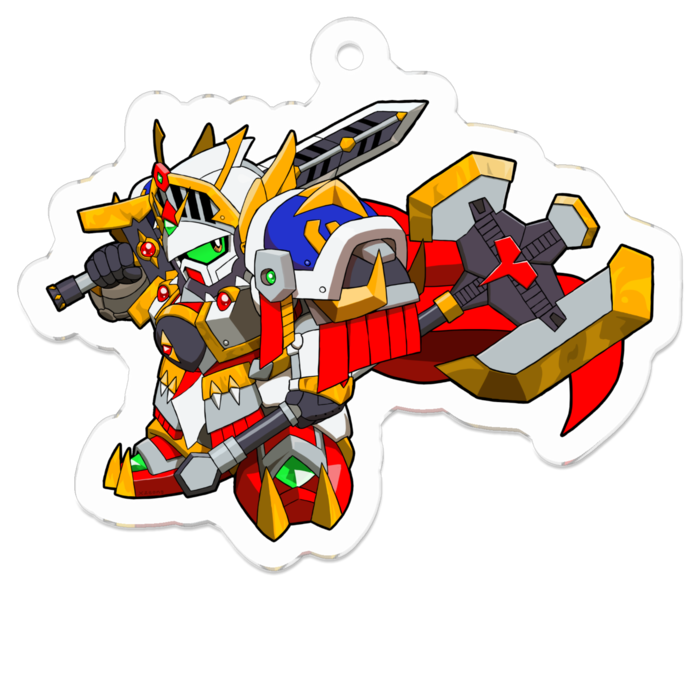 アクリルキーホルダー - 50 x 50 (mm)