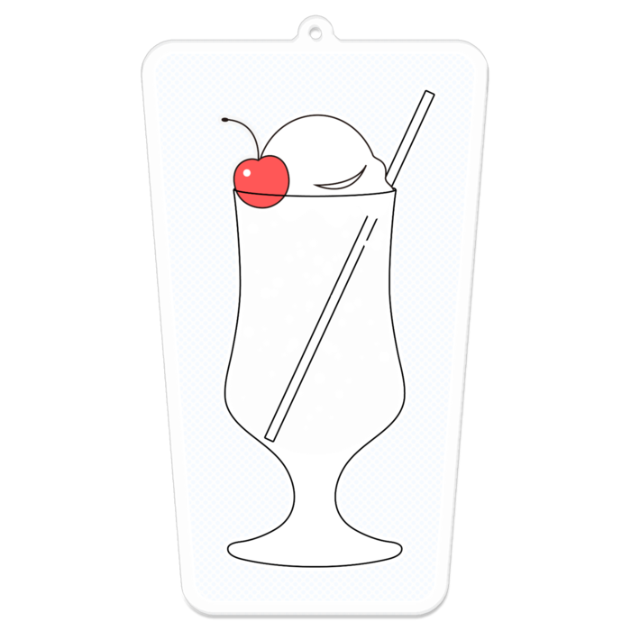 アクリルキーホルダー - 100 x 100 (mm)