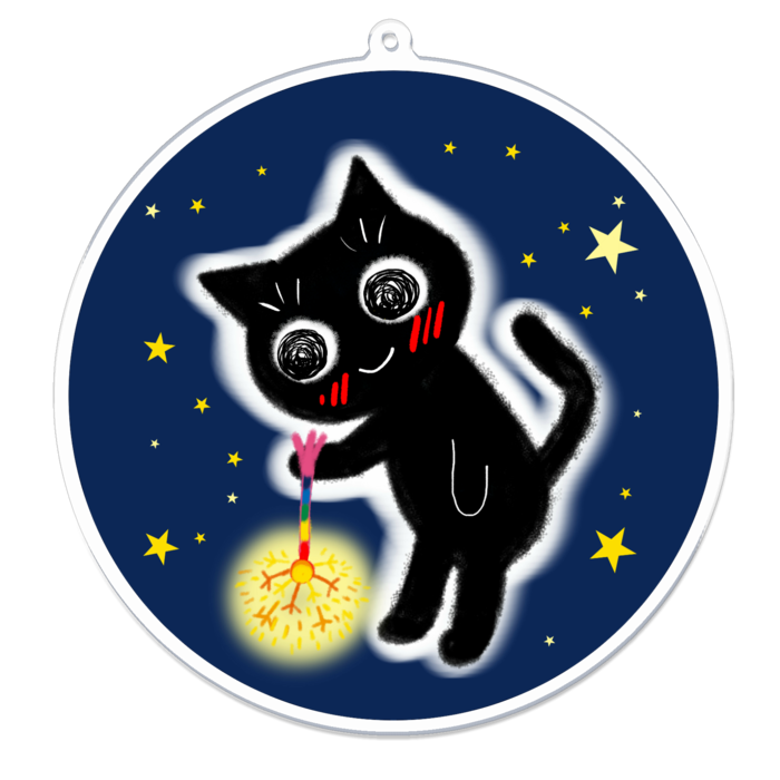 アクリルキーホルダー - 100 x 100 (mm)