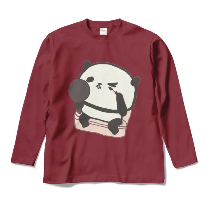 ロングスリーブTシャツ - M - バーガンディ