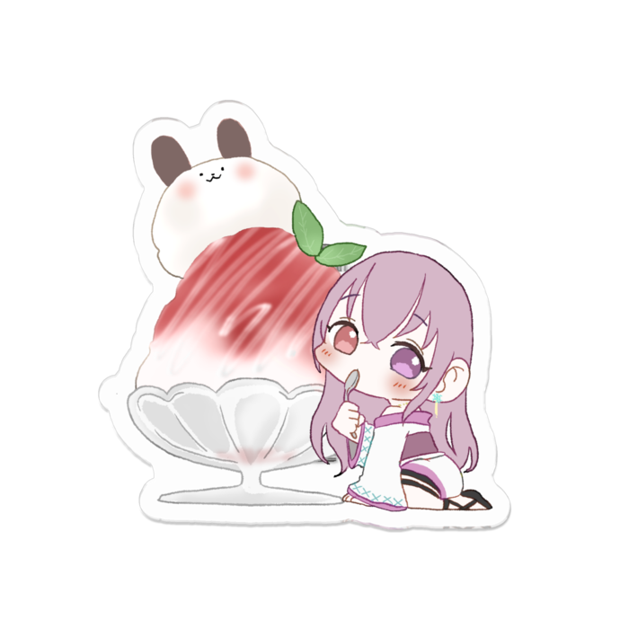 アクリルバッジ - 50 x 50 (mm)