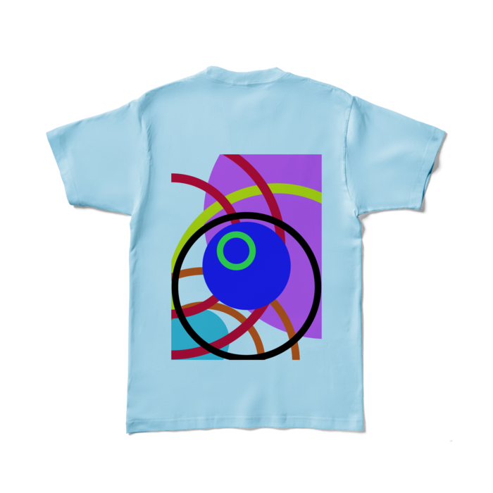 カラーTシャツ - L - ライトブルー (淡色)