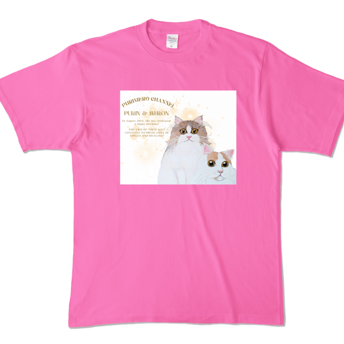 カラーTシャツ - XL - ピンク (濃色)