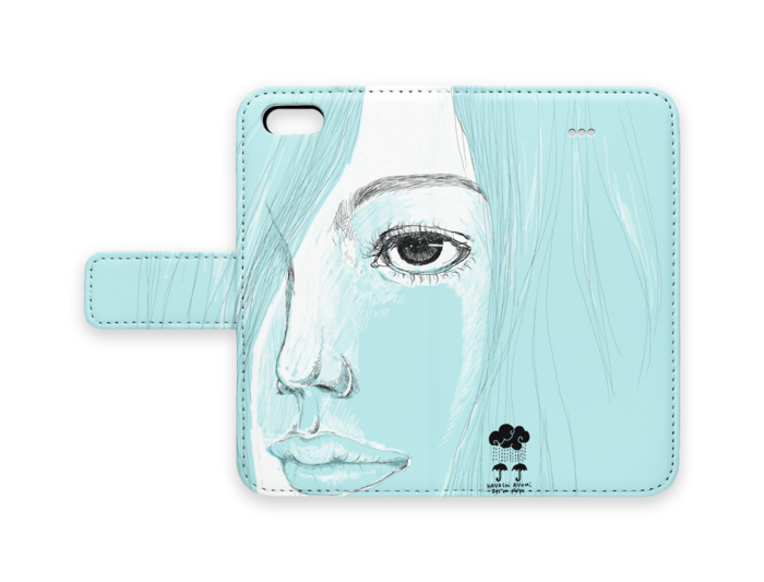 手帳型iPhoneケース - iPhone5 - ストラップ穴 なし
