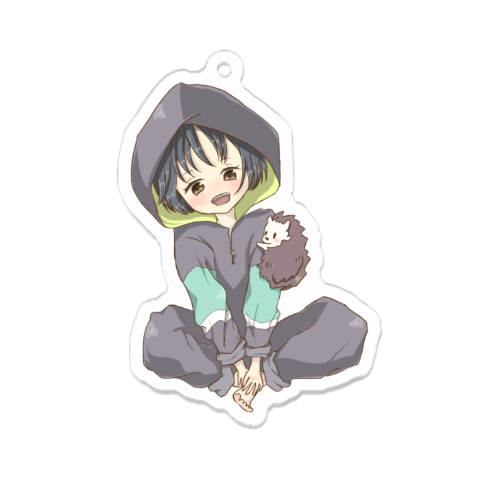 アクリルキーホルダー（コーティング） - 70 x 70 (mm)