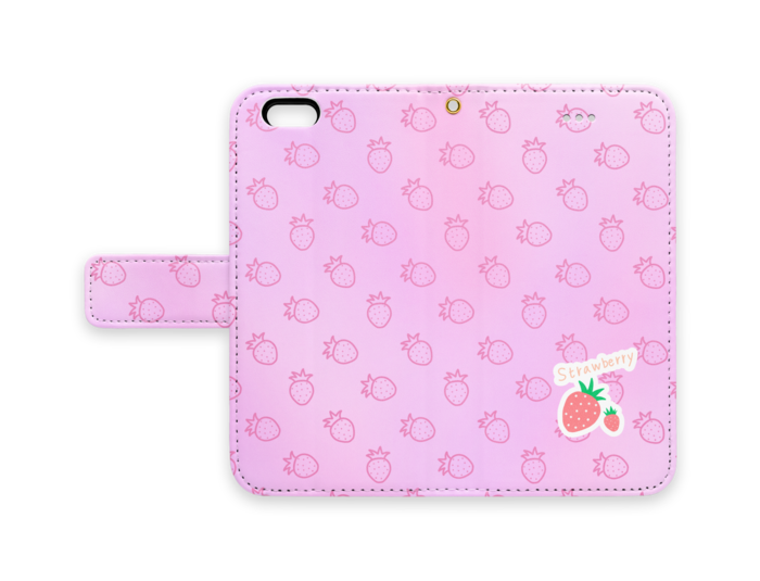 手帳型iPhoneケース - iPhone 6 / 6s - ストラップ穴 あり