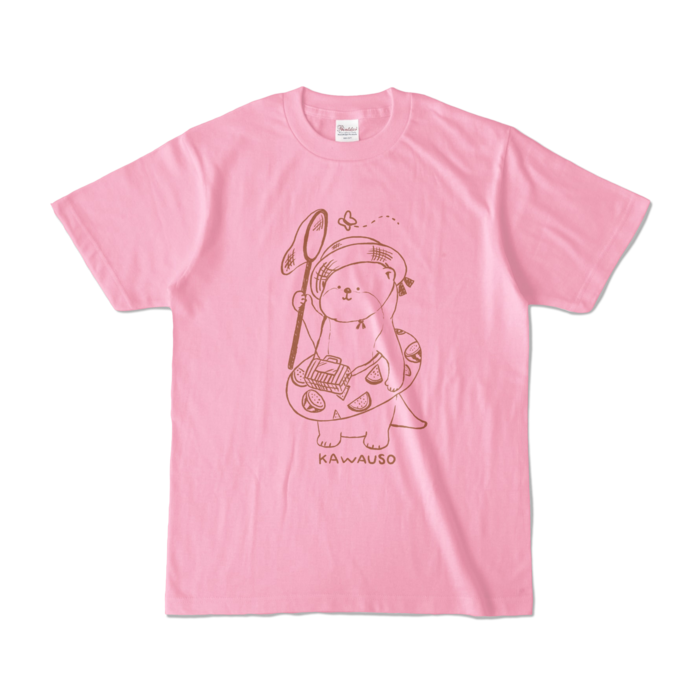 カラーTシャツ - S - ピーチ (淡色)