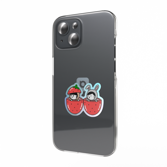 オーロラスマホステッカー - 縦