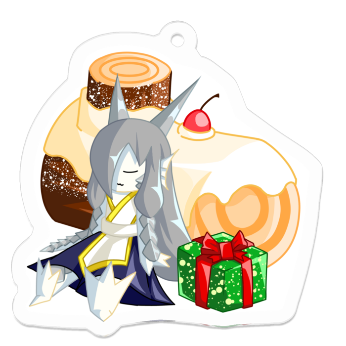 アクリルキーホルダー - 50 x 50 (mm)