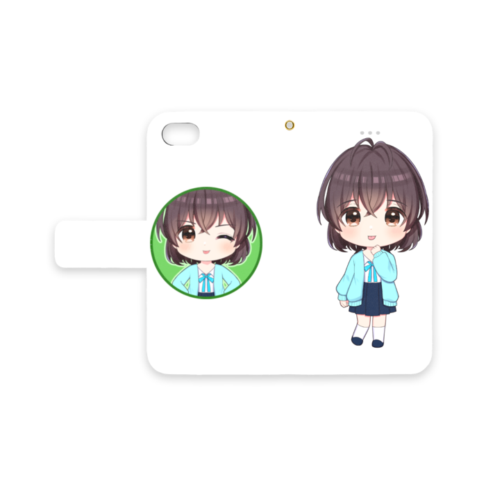 手帳型iPhoneケース - iPhone 8 / 7 / SE(第2世代) - ストラップ穴 あり