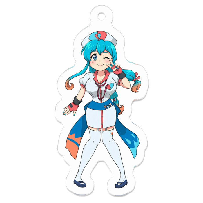 アクリルキーホルダー - 50 x 50 (mm)
