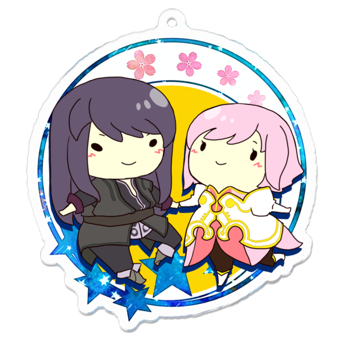 アクリルキーホルダー - 70 x 70 (mm)