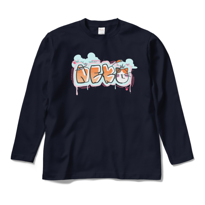 ロングスリーブTシャツ - M - ネイビー