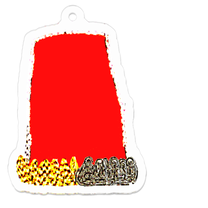 アクリルキーホルダー - 50 x 50 (mm)