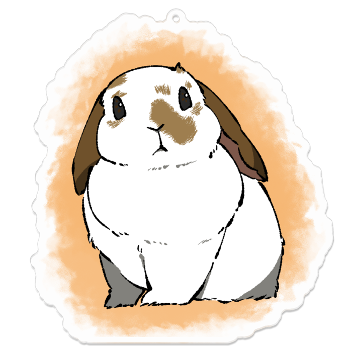 アクリルキーホルダー（コーティング） - 100 x 100 (mm)