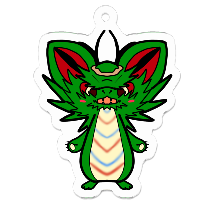 アクリルキーホルダー - 50 x 50 (mm)