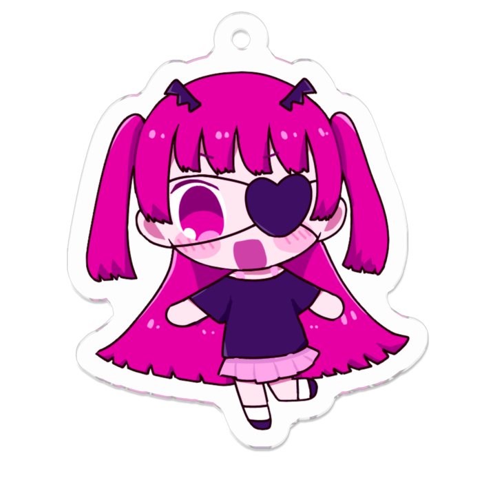 アクリルキーホルダー - 50 x 50 (mm)